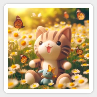 Discover Adorable Baby Cartoon Designs for Your Little Ones - Cute, Tender, and Playful Infant Illustrations! Sticker